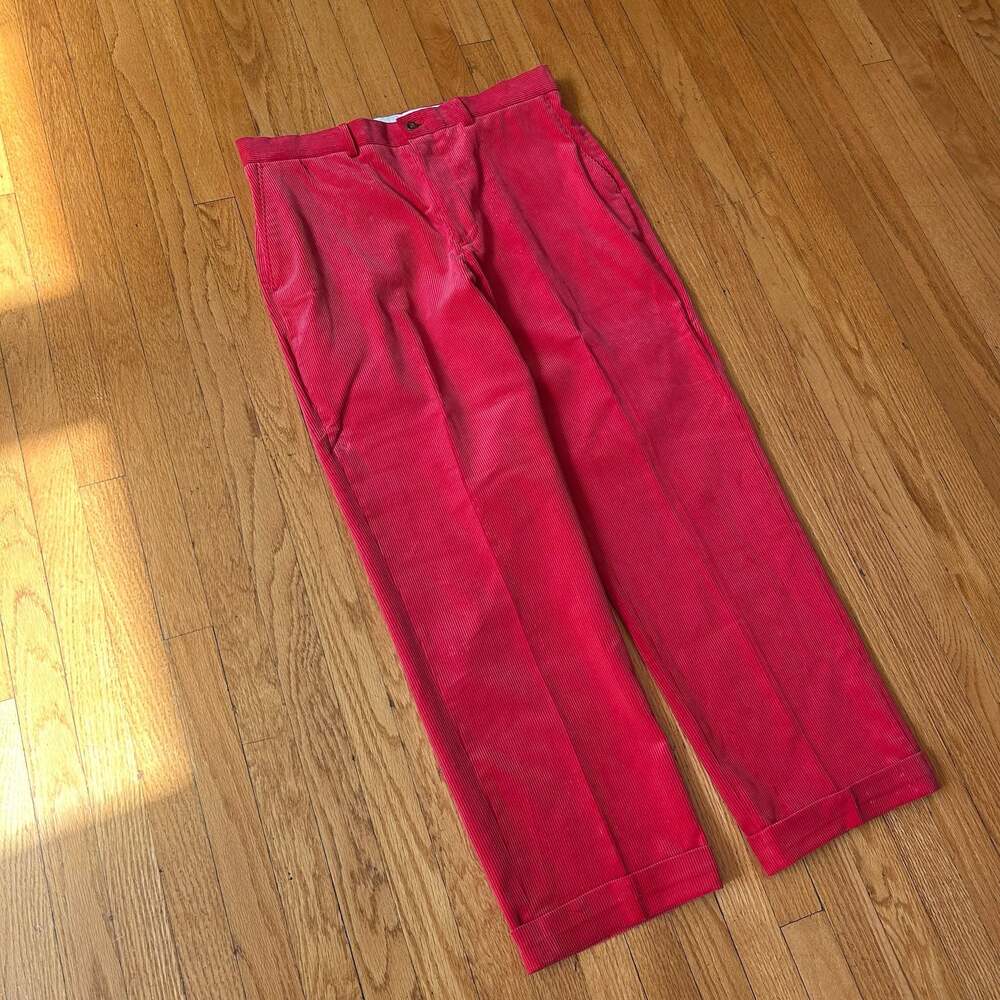 Polo by Ralph Lauren Red Corduroy Trousers Size 34/30